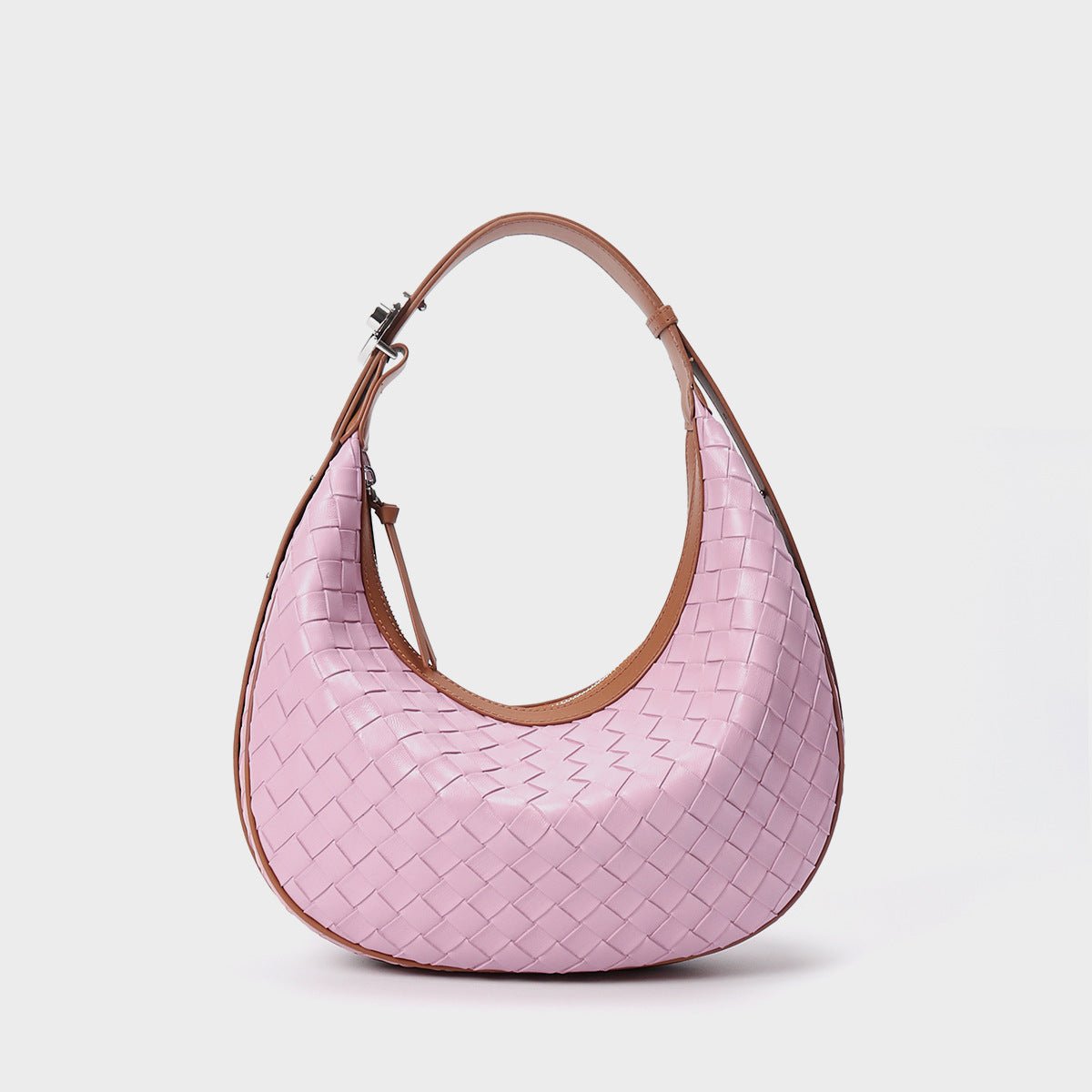 Design Niche Genuine Leather Bag Women's Woven - Zambeel