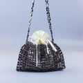 Handmade Flat Beads Woven Large Dumpling Fashion Trendy One - shoulder Handbag - Zambeel