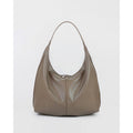 Khaki Autumn And Winter Soft Casual Large Capacity Zipper Tote Bag - Zambeel