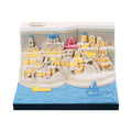Romantic Santorini 3d Notepad Paper Carving Building Model Lighting Decoration - Zambeel