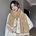 Thick Warm Scarf Double - sided Cashmere - like Scarf - Zambeel