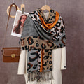 Women's Cashmere - like Duplex Printing Scarf - Zambeel