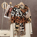 Women's Cashmere - like Duplex Printing Scarf - Zambeel
